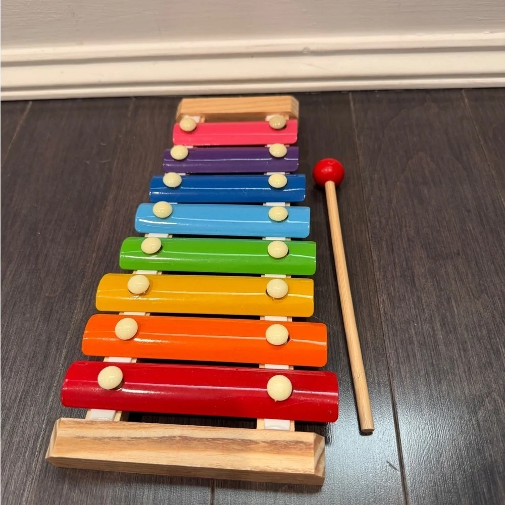 Colorful Lightweight Wooden Xylophone for Kids Toddlers Babies